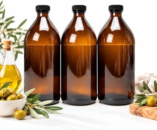 botella ambar